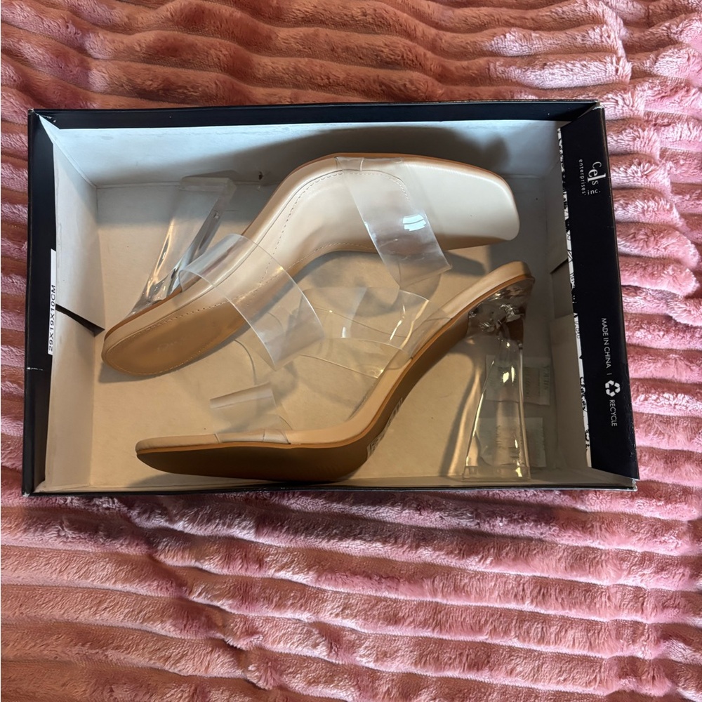 Heels nude/clear strap - Picture 2 of 3